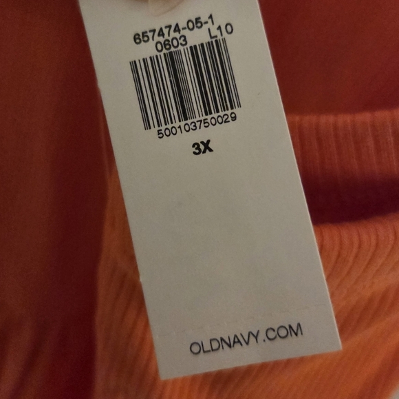 NWT Old Navy Maxi Dress Coral Pink Sleeveless Tank Women's Size 3X Pockets - Picture 6 of 10